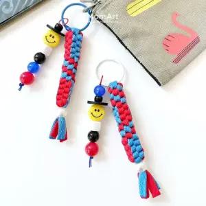 맘아트 운동화끈 한국 선비 키링 만들기 키트 전통 스쿠비두 매듭 공예