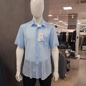 트레몰로 HC09 반팔 셔츠 (주)세정 인디안 25SS 여름 블루 폴리100 TS5M2151