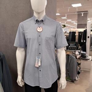 트레몰로 HC09 반팔 셔츠 (주)세정 인디안 25SS 여름 블루 드레스 셔츠 TS5M2171