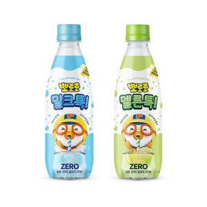 팔도 뽀로로 밀크톡 / 멜론톡 335ml 1개입 어린이 음료수 제로슈거
