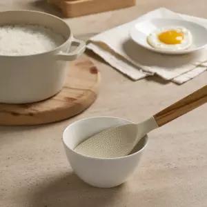 트루쿡 이탈리아산 올리브 실리콘 조리도구 주걱, 1개