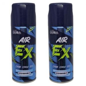 신신제약 에어파스 EX 200ml 쿨링 근육통 진통 스프레이 2개
