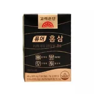 고려은단 퓨어 홍삼 1개월분 60캡슐 x 1개