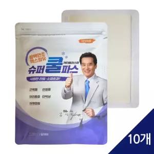 대영약품 슈퍼 쿨파스 5매입 x 10개 근육 관절 손목 무릎 붙이는 파스