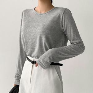 [에이와비] #AWABMADE:_심플베이직유넥티셔츠 - 6color