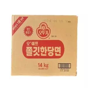 오뚜기 오쉐프 쫄깃한당면 14kg / 오뚜기당면,알뜰당면