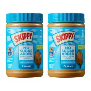 스키피 땅콩버터 노슈거에디드 크리미 454g x 2개