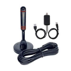 TV 안테나 UHD 지상파 수신 증폭기 세트 자석형 5M 벨톤 S-ANT50