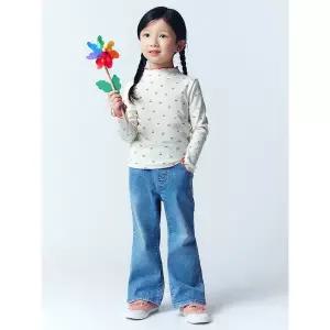 [탑텐키즈](김해점)25년 FW (여아) 플레어 데님 팬츠 MKF3DP2212