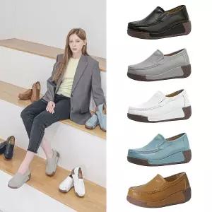 올리 소가죽 제인 컴포트슈즈 6cm(OL-S01)