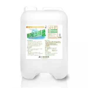 바이오 크린콜 9L (식품첨가물) 발효알콜75/에탄올/알콜/알펫/발효/주정/살균/소독/청소/가정용/병원용