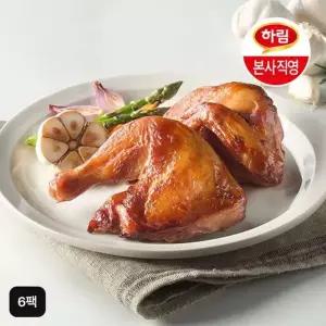 하림 리얼마늘 훈제치킨 210gX6팩