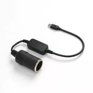 HWA C타입 to 시거잭 변환 케이블 아답터 36cm 차량용시거잭 자동차시거잭 시거잭 시거소켓