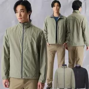 [블랙야크](강남점)25년 가을신상 남성 일상/데일리 우븐 바람막이 안감 플리스 윈드자켓 1BYJKFU010