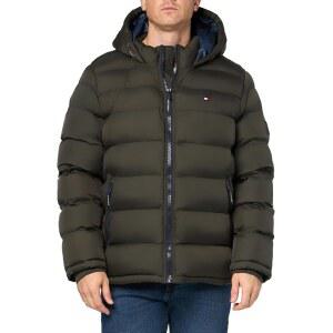 토미 힐피거 남성 후드 패딩 재킷(스탠다드 및 빅 & 톨)