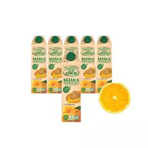 돈시몬 무설탕 NFC 착즙주스 1L 오렌지주스 6개