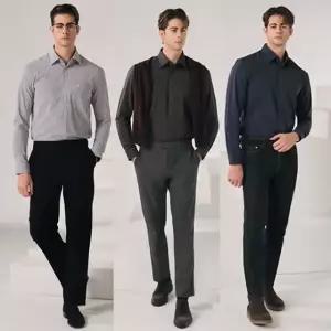 란체티 남성 컴포터블 긴팔 셔츠 3종