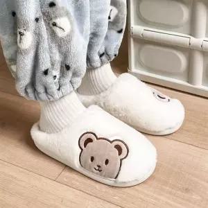 인기상품 기모 겨울 여성 남성 털 슬리퍼 실내화 거실화 털신 [WFFK0T1_250921]