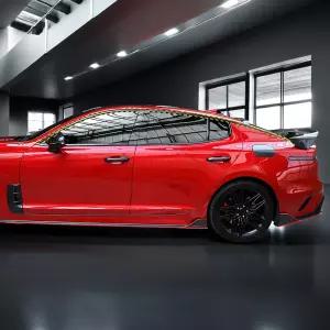 스팅어 튜닝 용품 윈도우 블랙 몰딩 크롬 죽이기