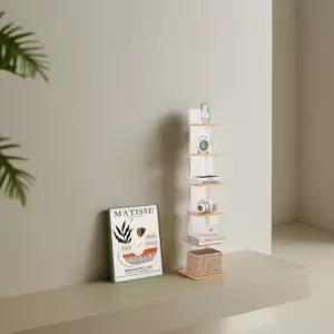 스탠딩 북선반 책선반 스탠드 책장 진열대 책꽂이 인테리어 북타워 5단