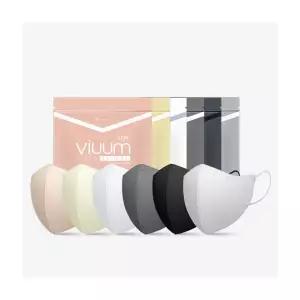 비움 디럭스 KF94 마스크 새부리형 컬러 50매