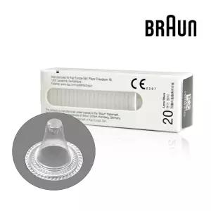 브라운 체온계 렌즈 필터 캡 LF20 리필 1박스 20개입 체온계팁