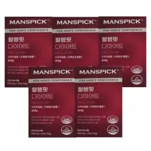 맨즈픽 혈행핏다이어트 30정 5박스 다이어트 솔루션