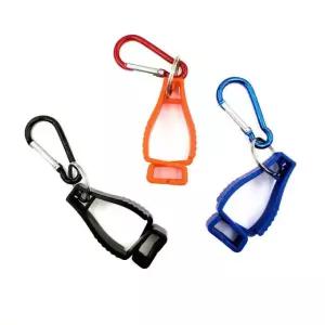 장갑집게걸이 공구걸이 분실방지 클립 글러브 걸이 블랙/그린/오렌지/블루