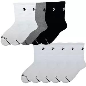 언더아머 스포츠 양말 5족 세트 미드쿠션크루 장목 단목 발목 남성 여성 헬스 런닝 스니커즈