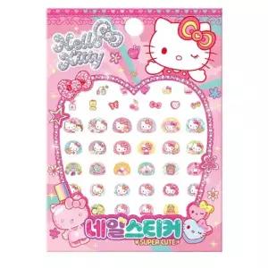 아트박스 학산문화사 산리오캐릭터즈 헬로키티 네일스티커 슈퍼큐트