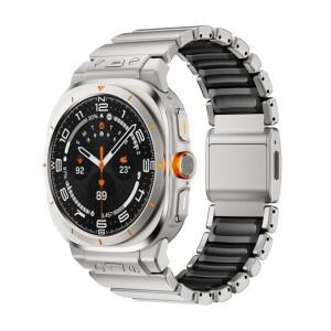 노마드 스트라토스 티타늄 밴드 호환 삼성 갤럭시 워치 울트라202547mm 스크래치  자석 버클 포함