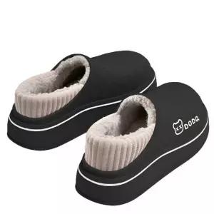 경량 EVA 털슬리퍼 겨울 털신 슬리퍼 방수 논슬립 털실내화 방한화 남자 여자