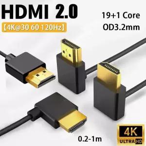ㄱ자랜선 인터넷 케이블 OD32mm 4K HDMI 연장 고속 멀티 앵글 남성-여성 팔꿈치 와이어 연장기 HD 3D ARCeA