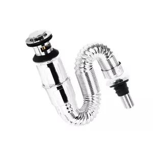 세면대 배수관 교체 일체형 자동 폽업/전용/밸브/물막이/세면기/하부/부속품/트렙/세면/물마개/세면기용