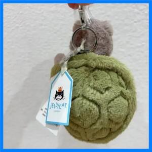 젤리캣 펀 티미 터틀 펜던트 플러시 토이 인형 펜던트 키체인 선물 생일 선물