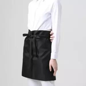 식당앞치마 블랙 주방앞치마 서빙앞치마 허리형앞치마 요리사앞치마 쉐프앞치마