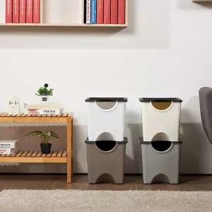 에코홀릭 재활용 분리수거함 60L 4단 (총 240L)