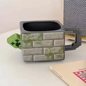 마인크래프트 머그컵 물컵 세라믹 게임 캐릭터 초등학생 선물용
