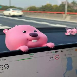 잔망루피 차량용 피규어 걸이형 네비 모니터 캐릭터 자동차 인테리어 꾸미기