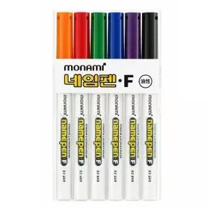 모나미 칼라 네임펜 F (6색)