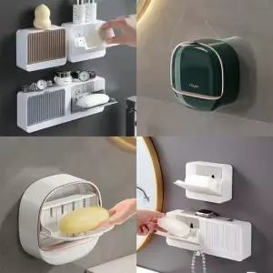 비누 보관함 홀더 모음전 무타공 비누 보관함 물받이 받침 홀더 N737-OA