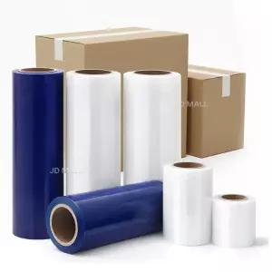 보호테이프 100mm / 20개 1박스 파랑 흰색 랩 랩핑 포장 택배 스크레치필름 고정용 청랩 보양