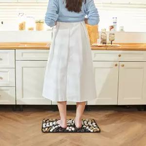 [주방용/M사이즈] 장명백세 건강 지압 돌 발매트 1장