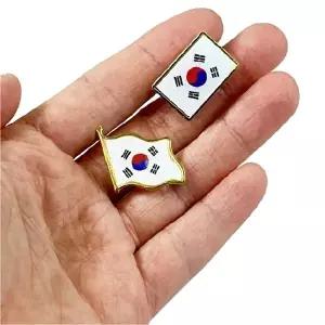 [셀러허브 패션][이거찜] 대한민국 코리아 태극기 뱃지 국기 배지 정장 가방 포인트 핀뱃지