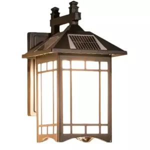 전통 외벽등 한옥 방수 실외조명 벽걸이 카페 민속 태양광 램프 워터프루프