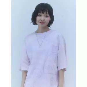 [키르시](대전신세계) X 썬원버드 풀 프린트 빅 오버 사이즈 티셔츠 [핑크]