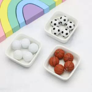 축구공 농구공 골프공 스포츠 펜던트 참 (3종류) 동호회 키링 만들기 악세사리부자재