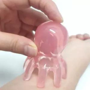 문어 괄사 마사지기 휴대용 지압 경락 두피 손발