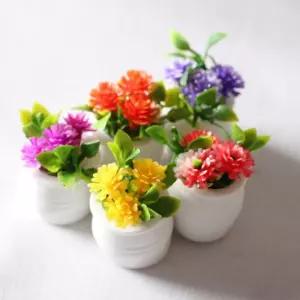 명절 성묘 꽃 납골당 조화 미니꽃 화분 5p 1세트 봉안당 꾸미기 꽃장식 화병 소품 미니어처