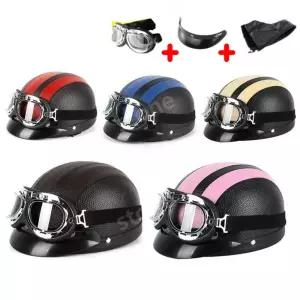 팻바이크 헬멧 전동 오토바이 할리헬멧 전기자전거 킥보드 자토바이 고글